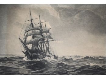 1883 Gebbie & Co Litho By Villi Arneson - Sailing Ship