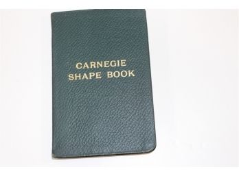 1921 Gilded Edge Carnegie Shape Book