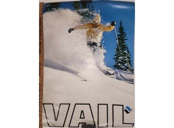 Vintage Vail Ski Poster