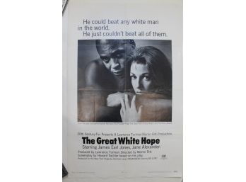 1970 Original Single Sided Theater Poster - The Great White Hope