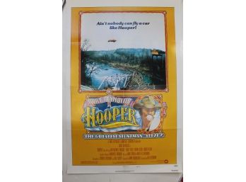 Original Single Sided Theater Poster - Hooper