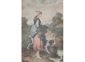 Francis Wheatley 10x14 The Country Girl - Going To Market