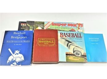 8 - Baseball - 4 Record Albums And 4 Books