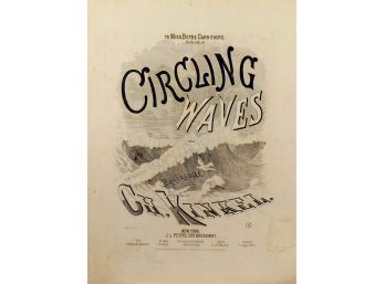 79 - Sheet Music - 1873 Circling Waves