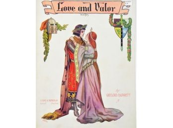 105 - Sheet Music - 1906    Love And Valor