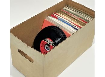 38 - Box Of  45s - Over 80