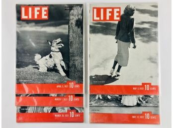 124 - LIfe Magazine - 5 Issues From The First Year Of The Magazine 1937