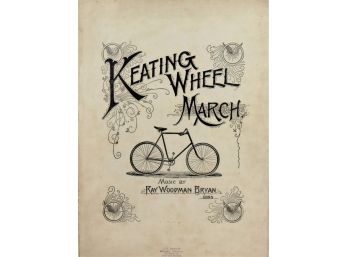 87 - Sheet Music - 1895    Keating Wheel