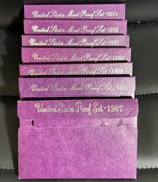 1987-1993 US Mint Proof Sets