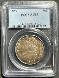 1825 Capped Bust Half Dollar - PCGS AU53