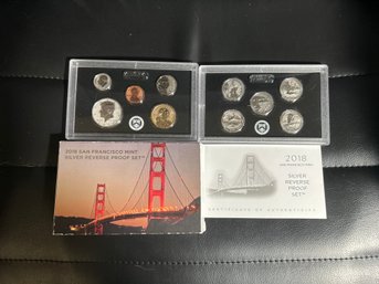 2018-S US Mint Silver Reverse Proof Set