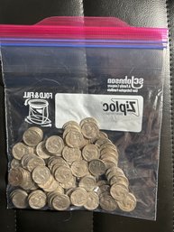 1 Lb Buffalo Nickels - No & Partial Dates