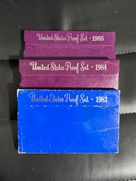 1983-1985 US Proof Mint Sets