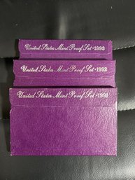 1991-1993 US Proof Mint Sets