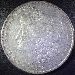 1878-P Morgan Dollar - 7 Tailfeathers Reverse Of 78