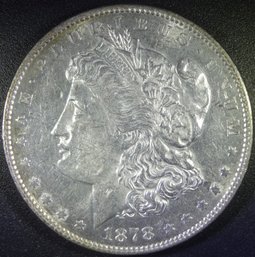 1878-P Morgan Dollar - 7 Tailfeathers Reverse Of 79 *Rare