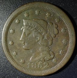 1852 Braided Hair Large Cent