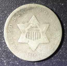 1853 Three Cent Silver