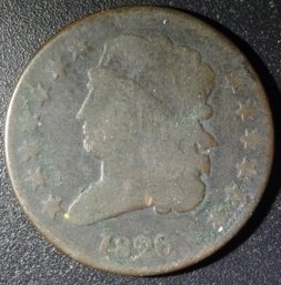 1826 Classic Head Half Cent - 90 Degree Die Rotation