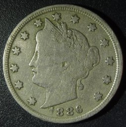 1886 Liberty V Nickel - Key Date