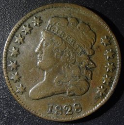 1828 Classic Head Half Cent - 12 Stars