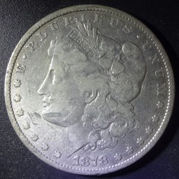 1878-P Morgan Dollar - 7 Over 8 Tail Feathers