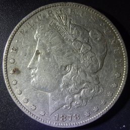 1878-P Morgan Dollar - 7 Tail Feathers Reverse Of 78