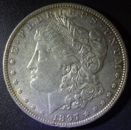 1897-P Morgan Dollar - VAM6A Pitted Reverse