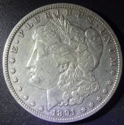 1891-CC Morgan Dollar