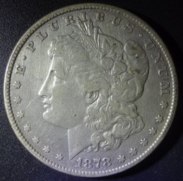 1878-P Morgan Dollar - 8 Tail Feathers