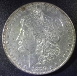 1878-P Morgan Dollar - 7 Tail Feathers Reverse Of 78