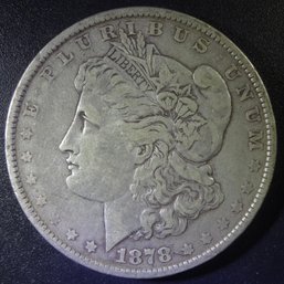 1878-P Morgan Dollar - 7 Tail Feathers Reverse Of 79