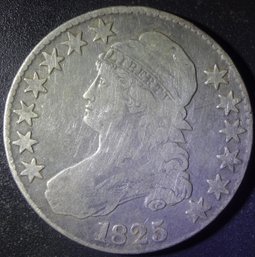 1825 Capped Bust Half Dollar