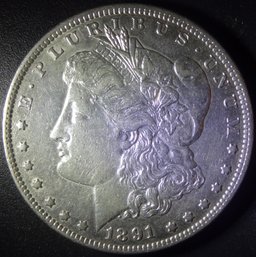 1891-CC Morgan Dollar - VAM 3 Spitting Eagle