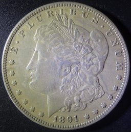 1891-CC Morgan Dollar