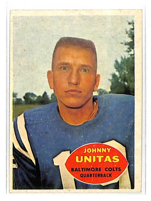 1960 Topps Johnny Unitas #1