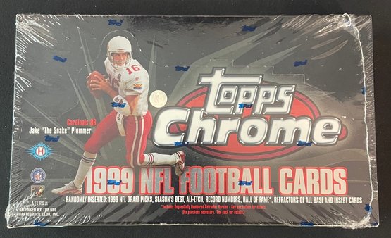1999 Topps Chrome Football Sealed Hobby Box