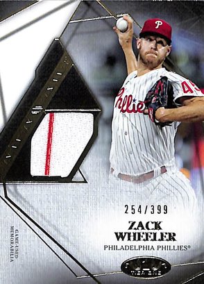2022 Topps Tier One Zack Wheeler Patch Relic #/300