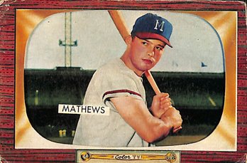 1955 Bowman Eddie Mathews #103