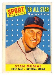 1959 Topps All-Star Stan Musial #476