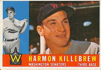 1960 Topps Harmon Killebrew #210