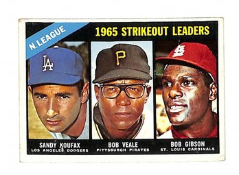 1966 Topps '65 NL Strikeout Leaders #225
