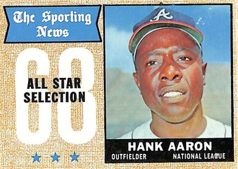 1968 Topps All-Star Hank Aaron #370