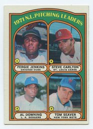 1972 Topps'71 NL Pitching Leaders (F. Jenkins, S. Carlton, A. Downing, T. Seaver) #93