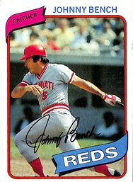 1980 Topps Johnny Bench #100