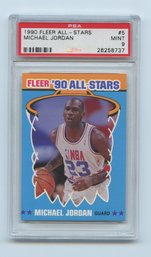 1990 Fleer All-Star Michael Jordan #5 PSA 9