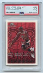 1999 Upper Deck MVP Michael Jordan PSA 9 Mint #179