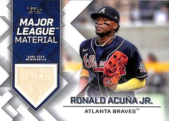2022 Topps Ronald Acuna Relic #MLM-RA