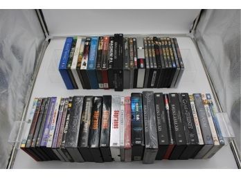 (50) DRAMA & ANIMATED SERIES DVD TV SERIES/ MOVIE BOX LOT (GAME OF THRONES, SOPRANOS, SECRET LIFE OF PETS)