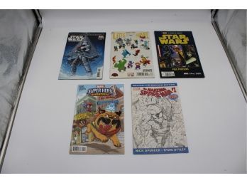 (5) MARVEL AND STAR WARS COMIC BOOKS